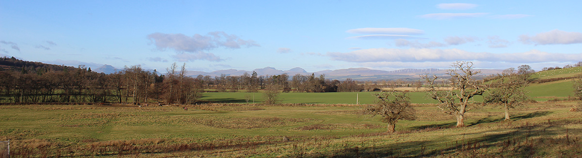 The development at Gartur Estate enjoys spectacular panoramic views of the nearby Trossachs mountain range.
