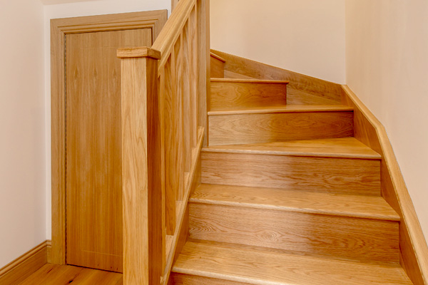 Hand crafted staircase